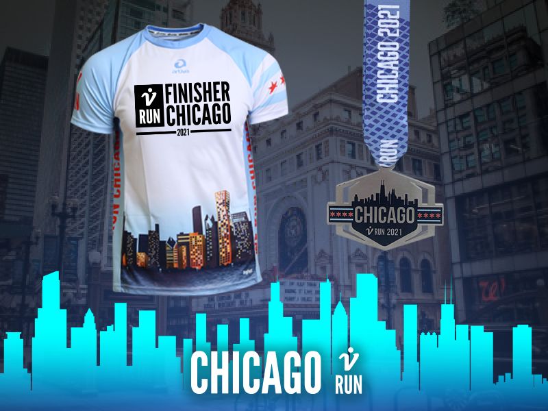 Virtueller Lauf Chicago Marathon Vrun De Virtuelle Laufe Weltweit