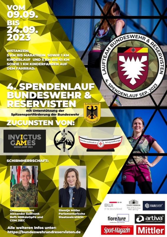 4. Spendenlauf Laufteam Bundeswehr und Reservisten